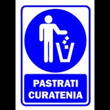 Semn pentru loc pastrati curatenia